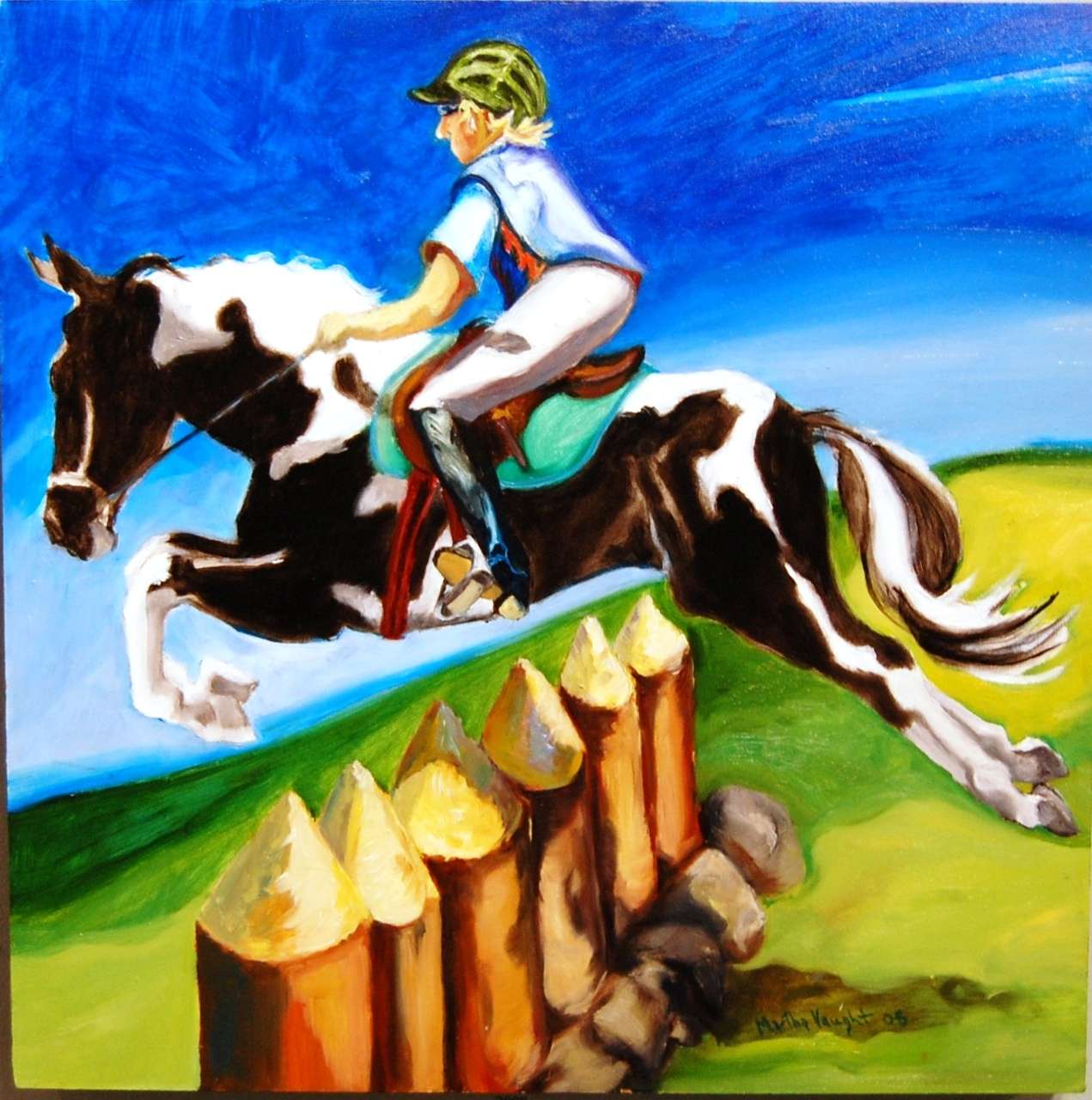 Mr. Ace painting by Martha Vaught