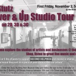 Over and Up Studio Tour Postcard